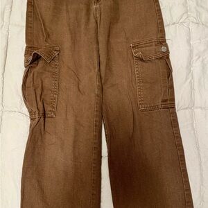 Star of New Generation Brown Cargo Pants SONG 90s Boyfriend size 0